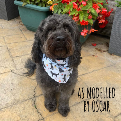 Black Cockapoos and Cupcakes Dog Bandana