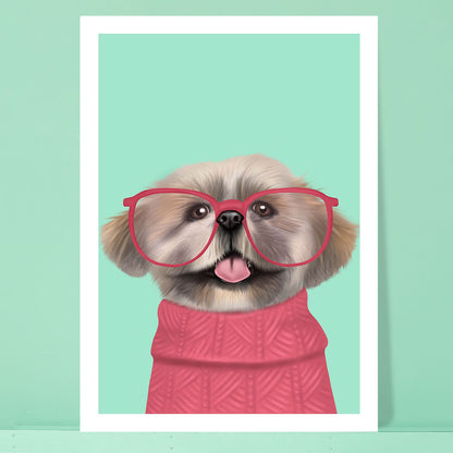 Shih Tzu Card