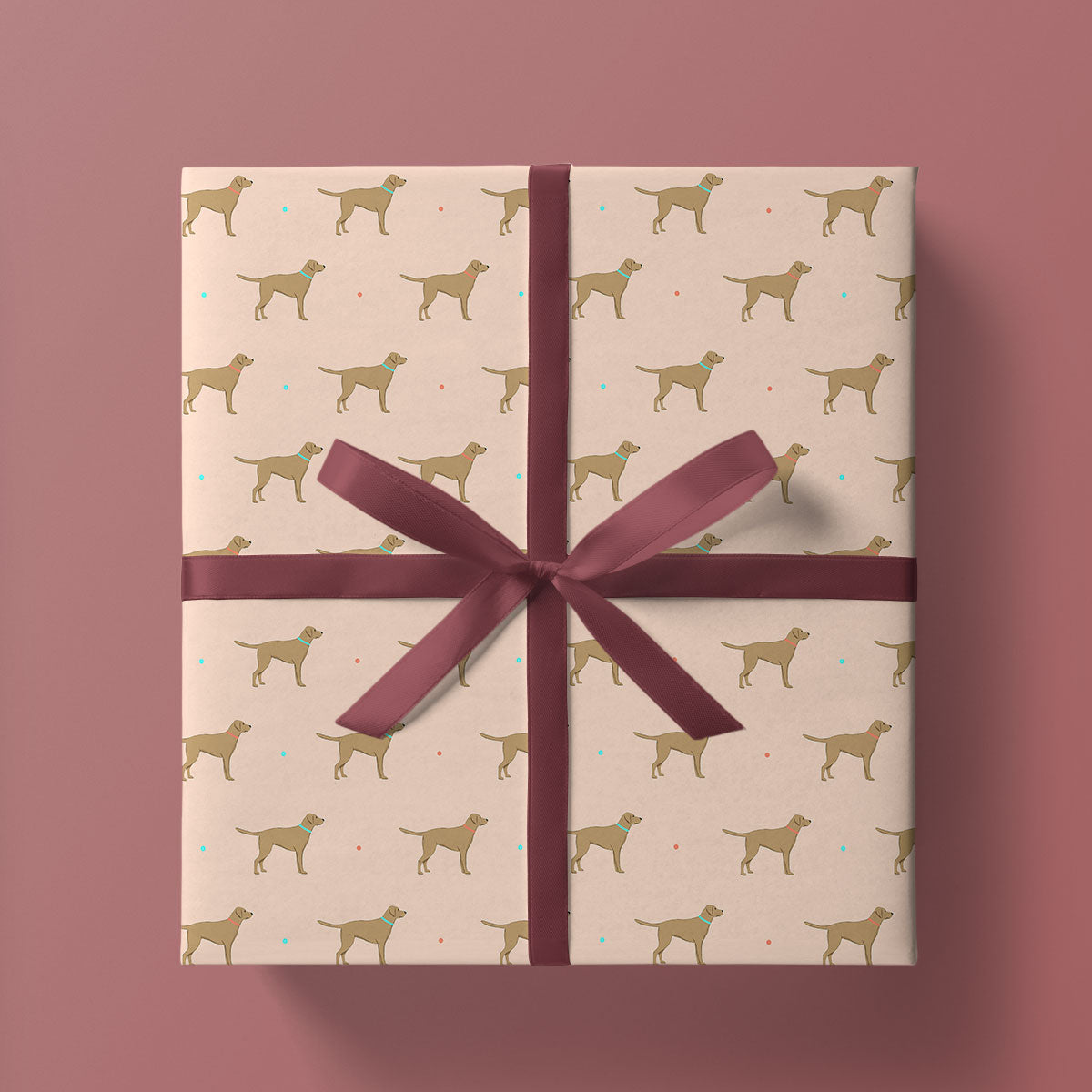 Yellow Labrador Wrapping Paper