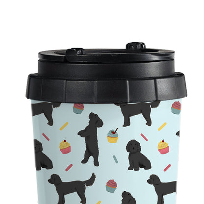 Black Cockapoos and Cupcakes Travel Mug