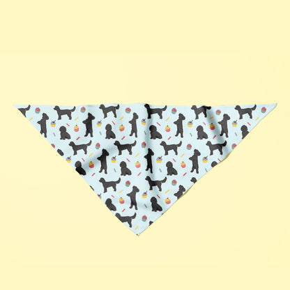 Black Cockapoos and Cupcakes Dog Bandana