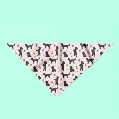 Black Cockapoos and Cupcakes Dog Bandana