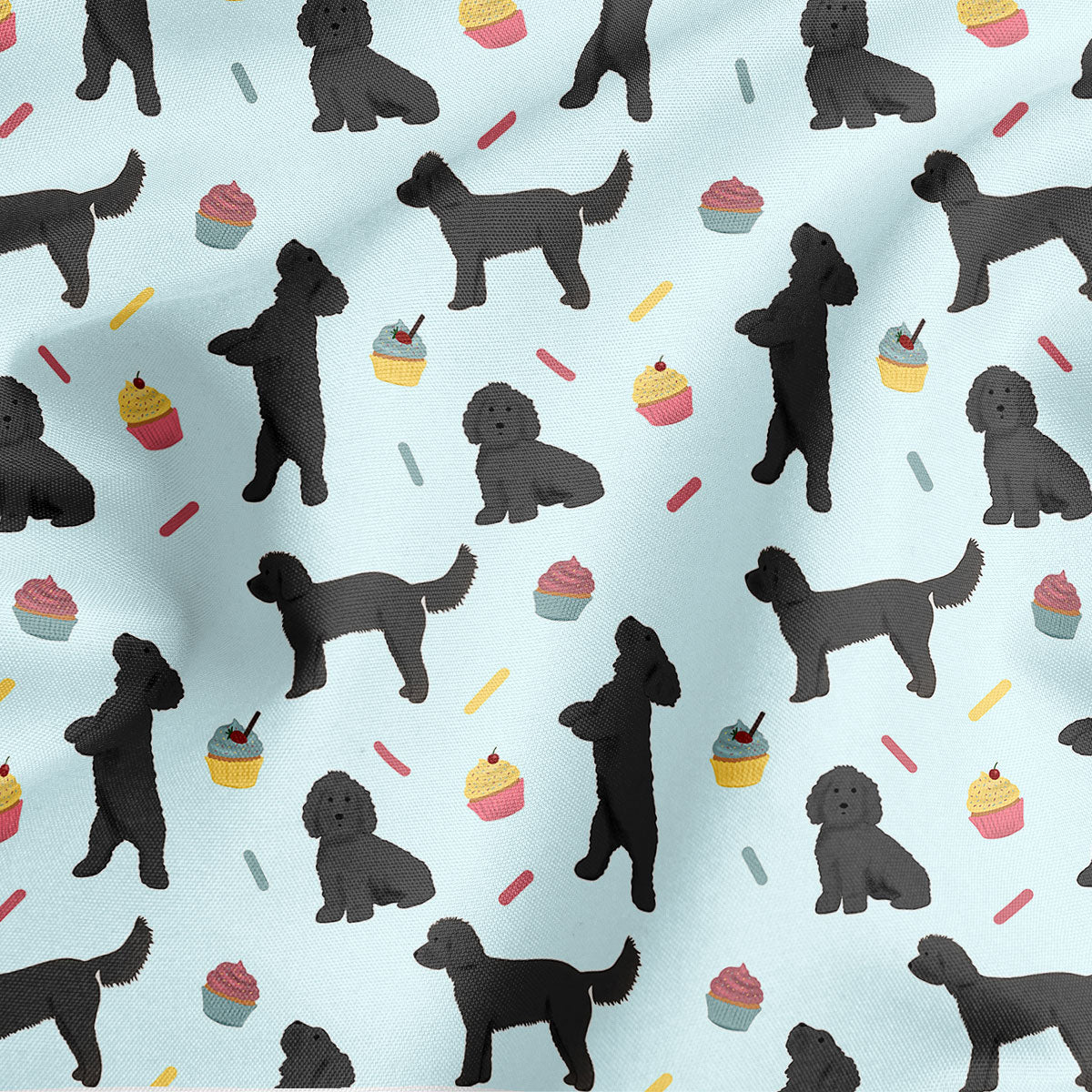 Black Cockapoos and Cupcakes Dog Bandana