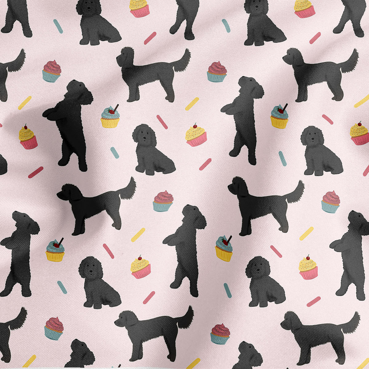 Black Cockapoos and Cupcakes Dog Bandana