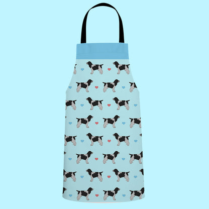 Blue Roan Cocker Spaniels and Hearts Apron