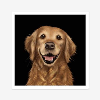 Golden Retriever - Art Print
