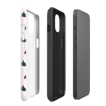 Scottish Terriers and Hearts iPhone Tough Case