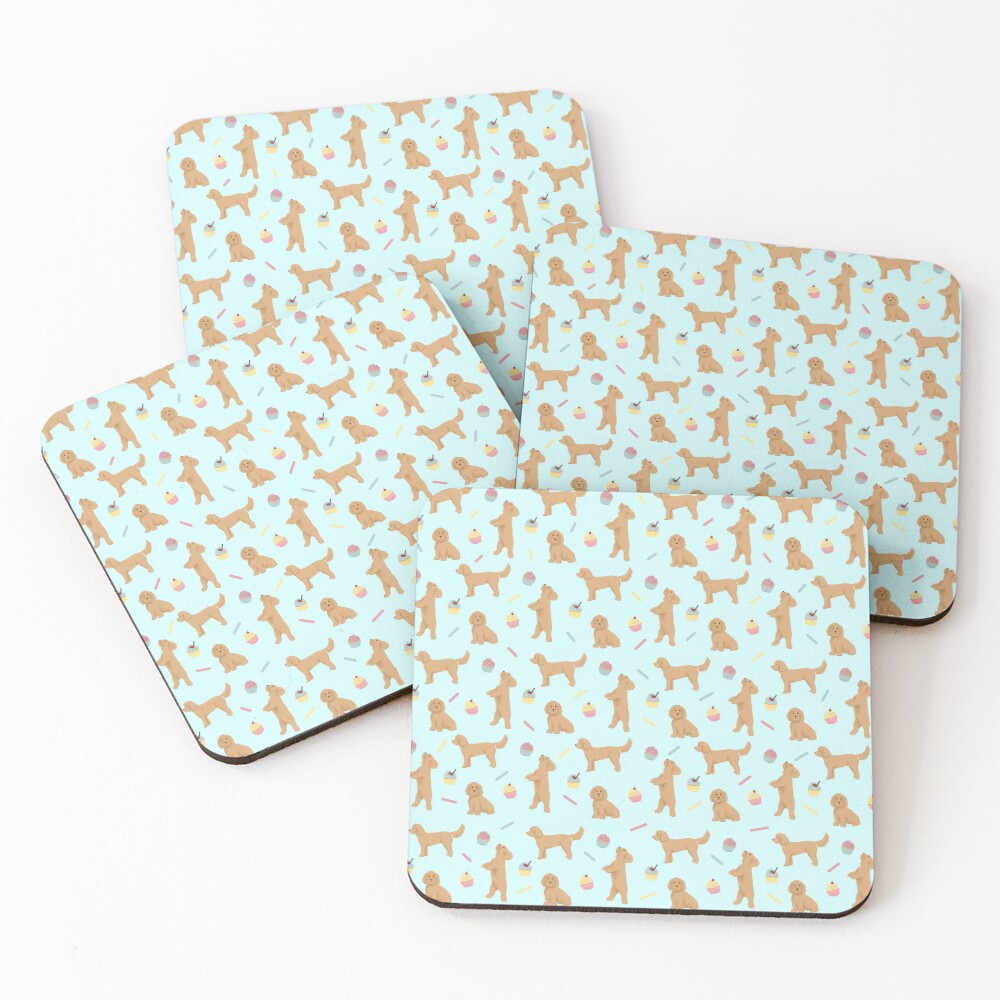 Cockapoos and Cupcakes Drinks Coaster